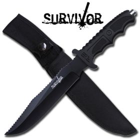 Survival Mes | Zwart — Survivor